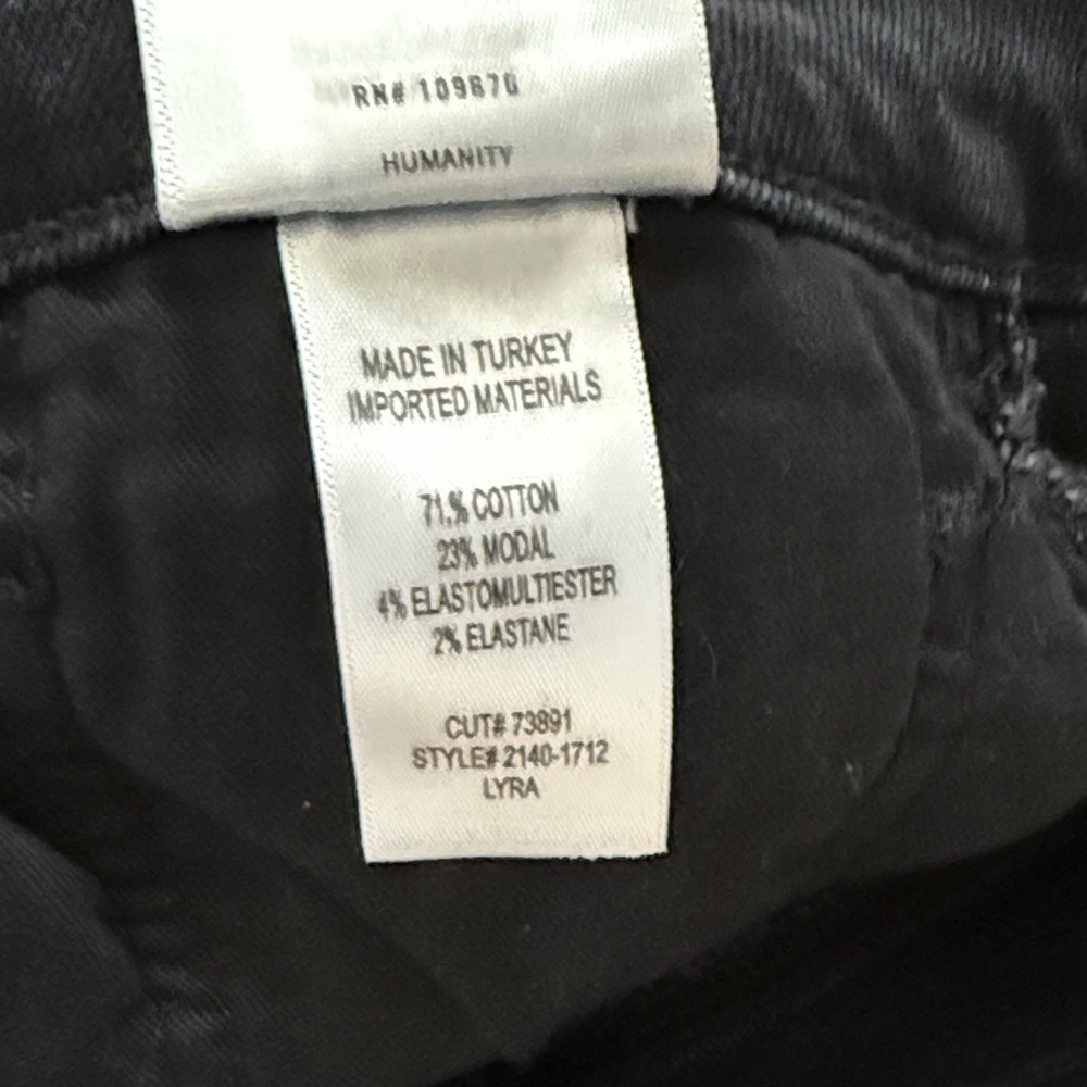 Citizens Of Humanity - Lyra Wide Leg Crop Raw Hem In Medallion - Size 28 - Picture 4 of 7